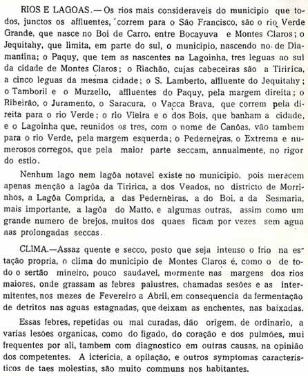 Chorografia Mineira - Décima Parte