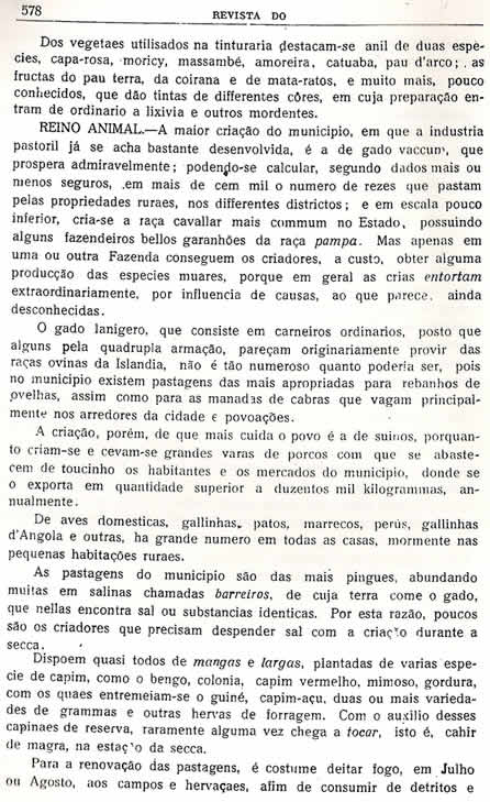 Chorografia Mineira - Décima oitava parte